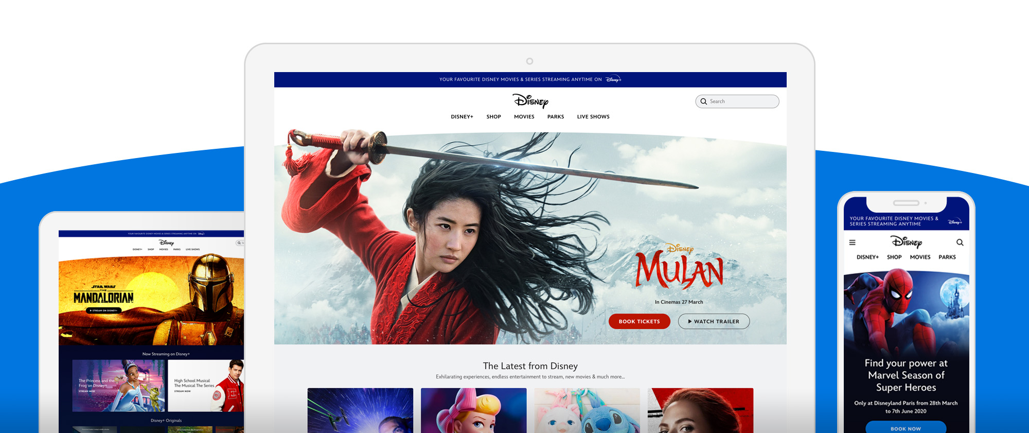 Disney Homepage